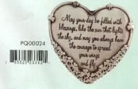SHAMROCK HEART PLAQUE